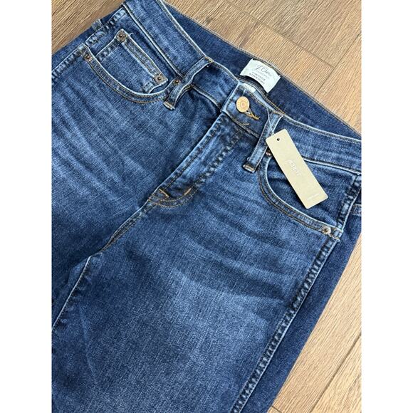 NEW J Crew Blue Jeans Classic Vintage Distressed All Day Stretch 26 Petite 26P - Picture 2 of 3